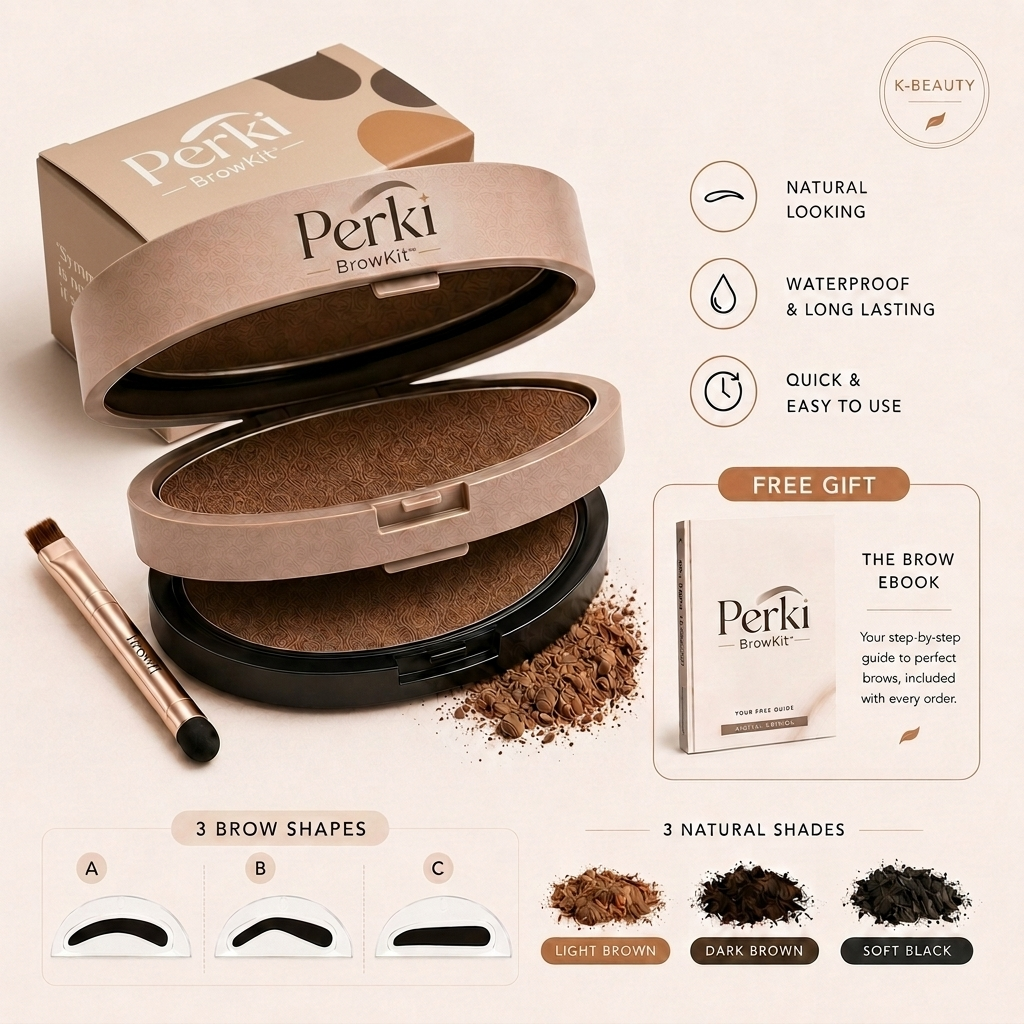Perki BrowKit - Perfect brows in 5 seconds